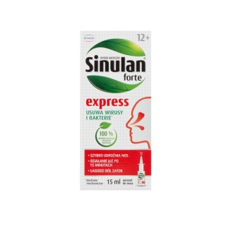 Sinulan Forte Express Areozol do nosa 15 ml
