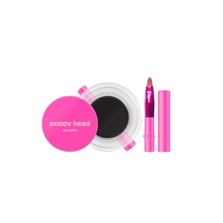 Poppy Head Gelusion Eyeliner with Brush /01/ Darkspell 5 g