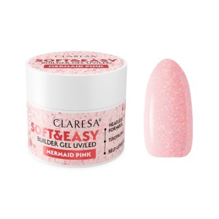 Claresa Soft & Easy Mermaid Pink Nail Builder Gel 45 g