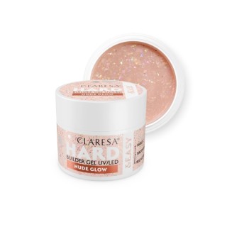 Claresa Hard & Easy Żel budujący do paznokci Nude Glow 45 g