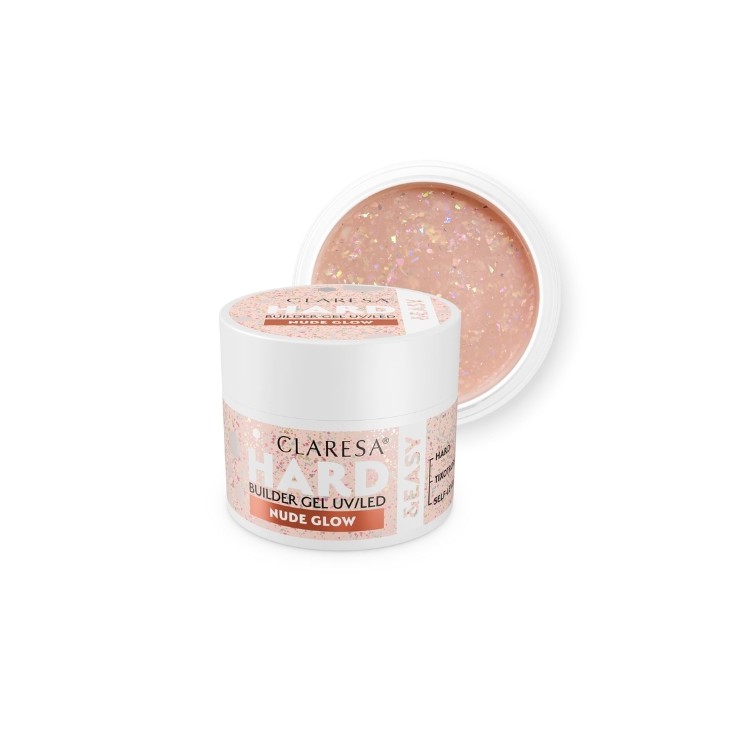 Claresa Hard & Easy Nude Glow Nail Builder Gel 45 g