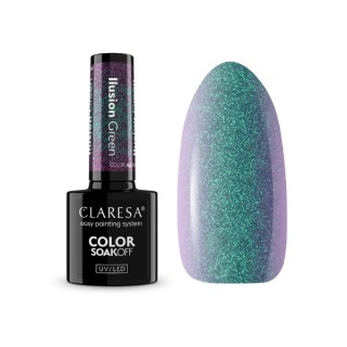 Claresa Alchemy Illusion Lakier hybrydowy do paznokci Green 5 g 