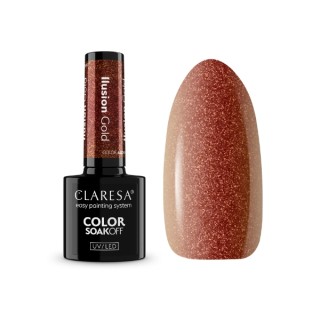 Claresa Alchemy Illusion Hybrid Nagellack Gold 5