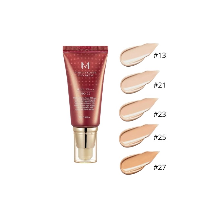 Missha M Perfect Cover Krem BB /21/ Light Beige SPF42 50 ml