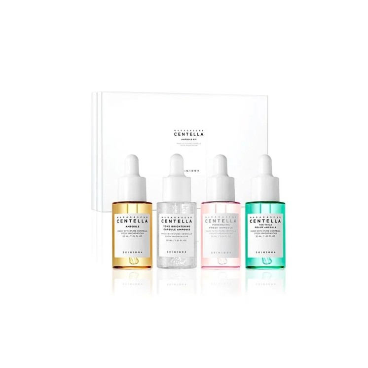 SKIN1004 Madagascar Centella Ampoule Kit Set, 4 Gesichtsseren à 30 ml