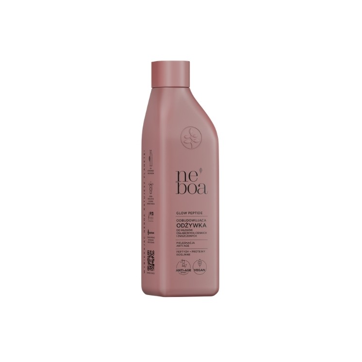 Neboa Glow Peptide Conditioner voor verzwakt, dun en beschadigd haar, herstellend, anti-age verzorging 300 ml