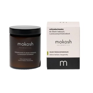Mokosh Conditioner/Mask for medium porosity, matte hair with dry ends Green Tea with Bergamot 180 ml