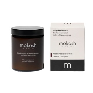 Mokosh Conditioner/Masker voor hoog poreus, ruw, broos en kroeshaar Kers met Amber 180 ml
