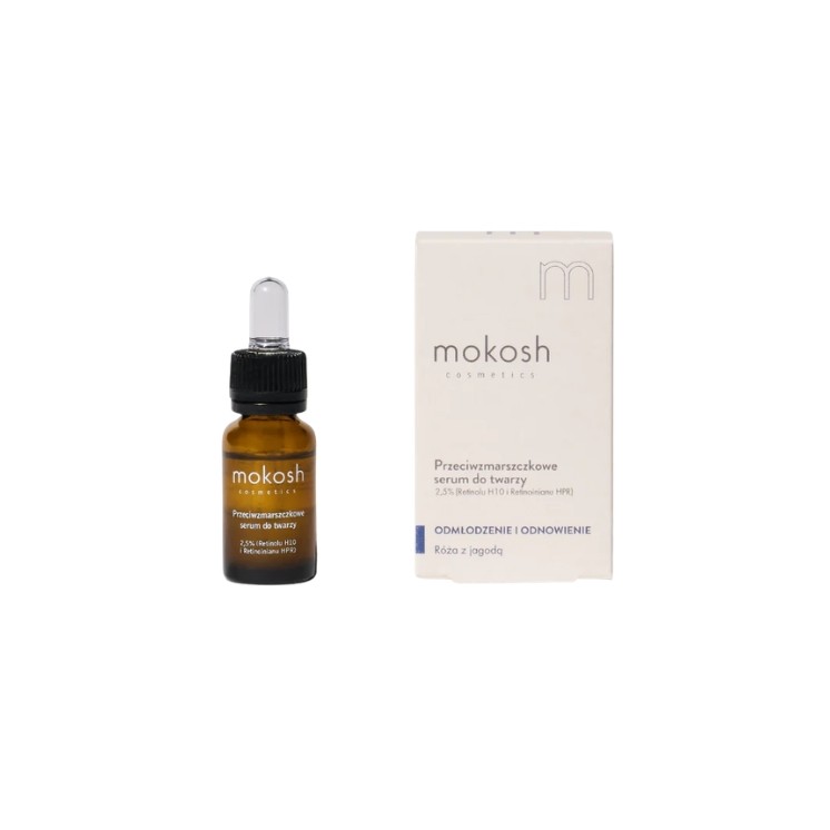 Serum для обличчя Mokosh 5 % Retinol H10 and Retinoate Rose 10 ml
