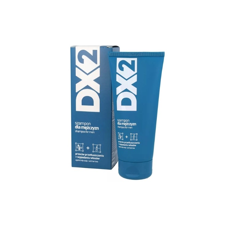 DX2 Szampon przeciw przetłuszczaniu i wypadaniu włosów dla mężczyzn 150 ml