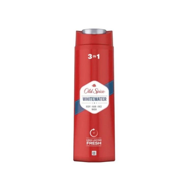 Гель для душу та шампунь Old Spice 3 в 1 Whitewater 400 мл