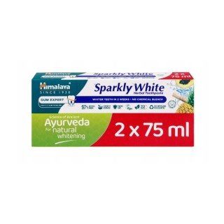 Himalaya Ayurveda wybielająca Pasta do zębów Sparkly White 2 x 75 ml