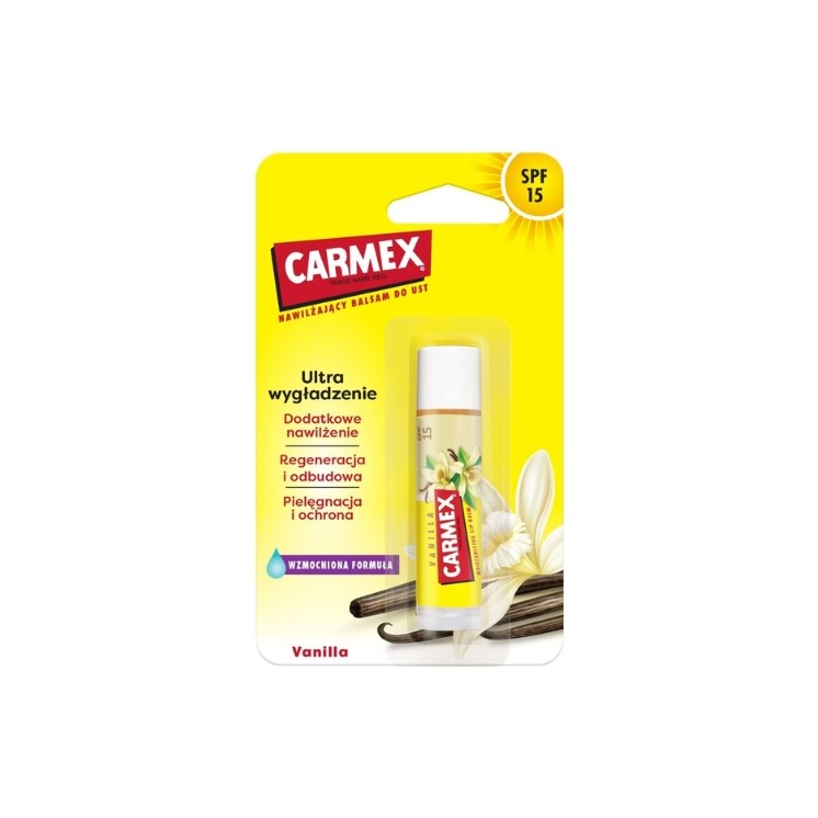 Carmex ochronna Pomadka do ust Vanilla SPF15 4,25 g