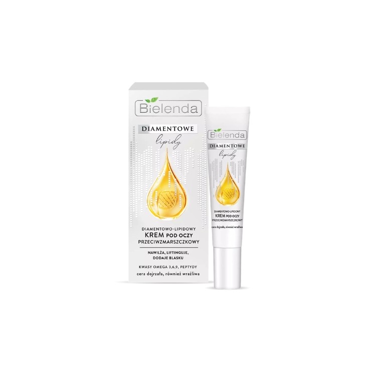Bielenda Diamond Lipids Anti-rimpel Oogcrème met diamant-lipiden