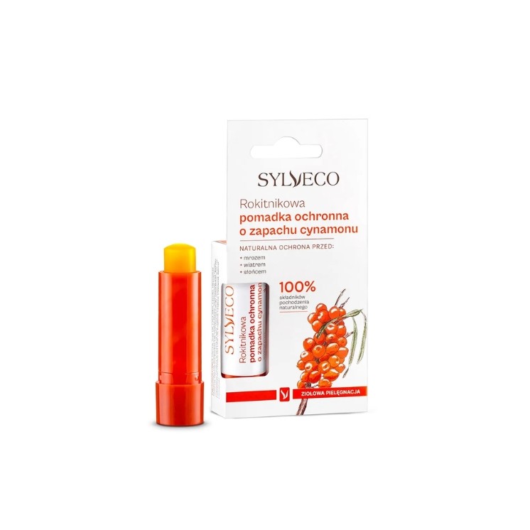 Бальзам для губ Sylveco з обліпихою та ароматом кориці 4,6 г