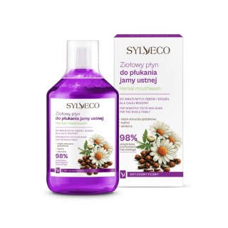 Sylveco ziołowy Płyn do płukania jamy ustnej ortodontyczny 500 ml