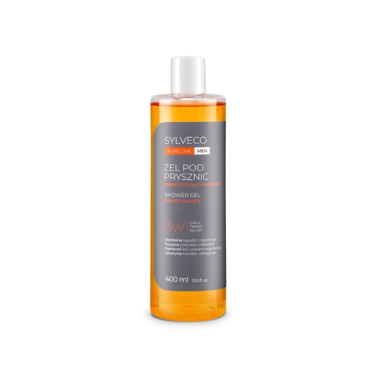 Sylveco Pure Line Men 3in1 Belebendes und Beruhigendes Duschgel 400 ml
