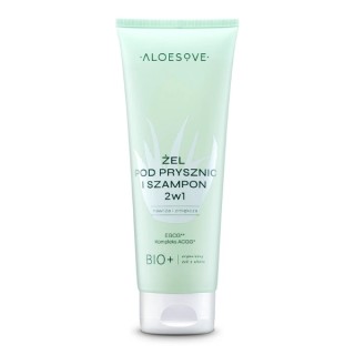 Gel douche et shampoing 2 en 1 Aloesove 250 ml