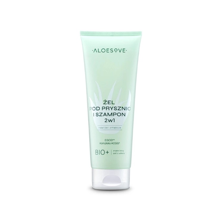 Aloesove Żel pod prysznic i Szampon 2w1 250 ml