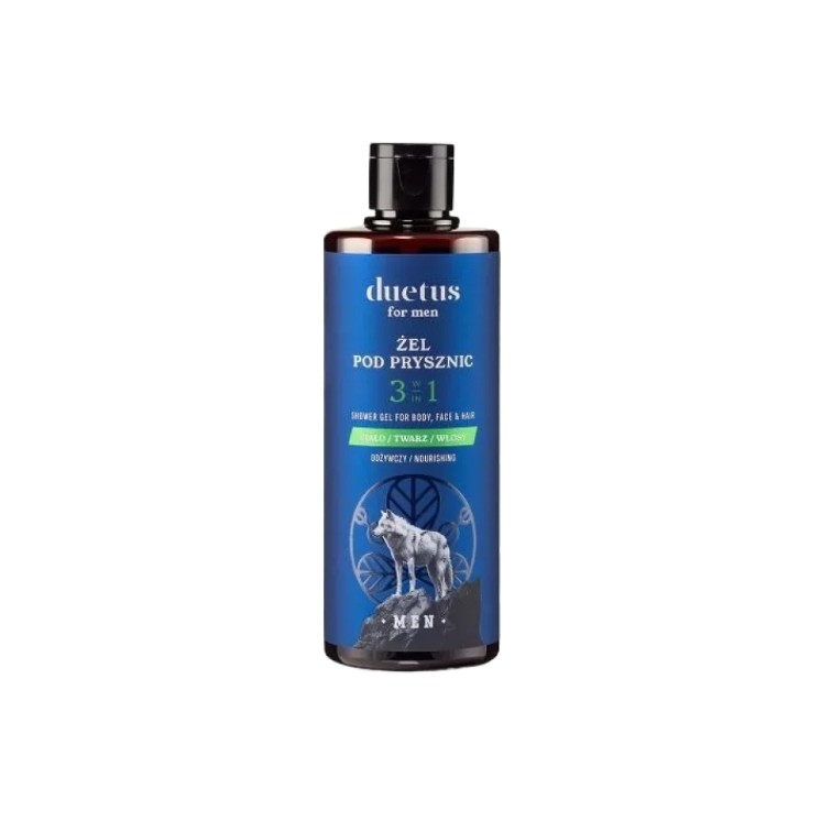 Duetus for Men Gel douche nourrissant 3 en 1 300 ml