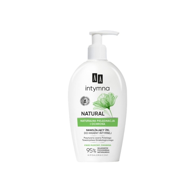 Gel d'hygiène intime AA Protection + Soin Natural 300 ml