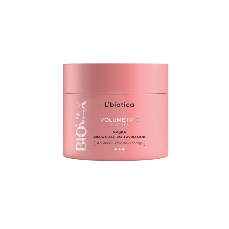 L'biotica BIOVAX Glamour Volumetry Treatment Intensively Moisturizing Hair Mask 200 ml