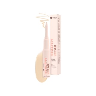 AA Wings of Color Healthy Wear Double Concealer Cover&Glow Korektor 2w1 /300/ Ivory 0,2 g + 7 g