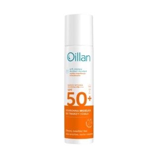 Захисний сонцезахисний спрей Oillan для обличчя та тіла з SPF50 + для чутливої шкіри 75 мл