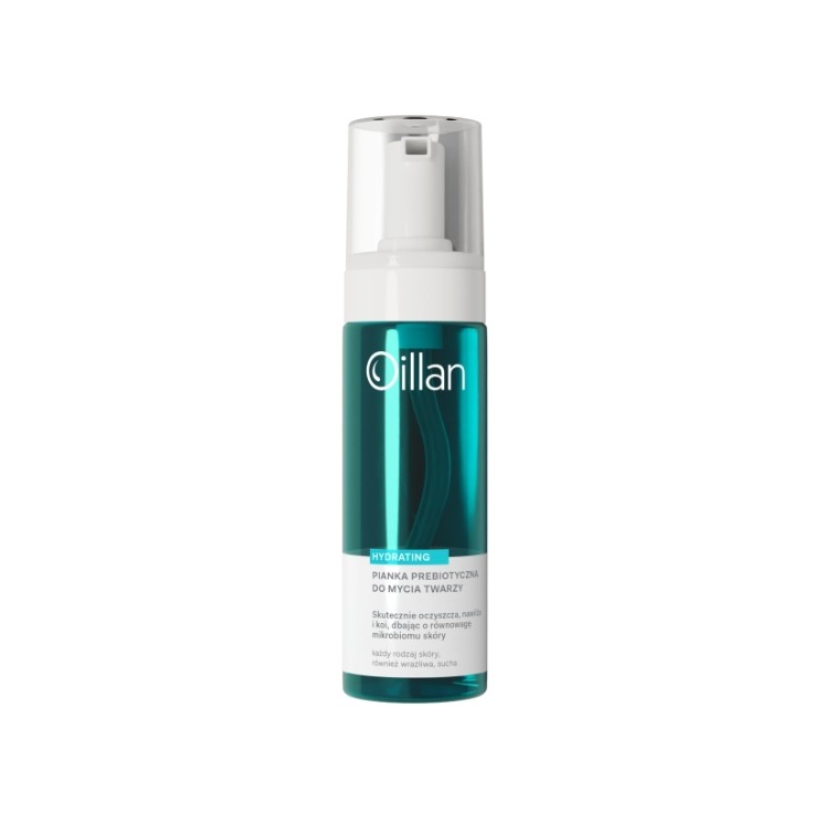 Oillan Hydrating prebiotyczna Pianka oczyszczająca do twarzy 150 ml