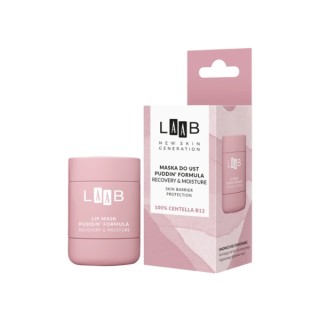 AA LAAB 100% Centella B12 Maska do ust Puddin' Formula Récupération et hydratation 15 g