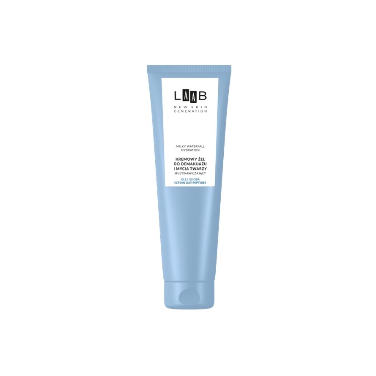 AA LAAB Milky Waterfall Hydration All-In-One Creamy, Multi-Moisturizing Makeup Remover and Face Wash Gel 150 ml