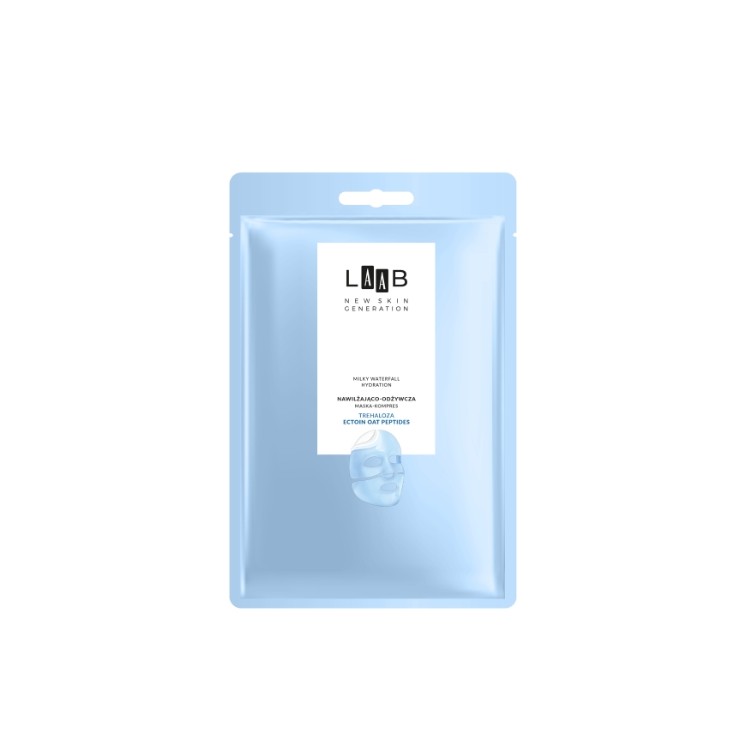 Зволожувальна та поживна маска-компрес для обличчя AA LAAB Milky Waterfall Hydration , 1 шт.