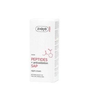 Нічний крем для обличчя Ziaja Med Peptides 50 мл