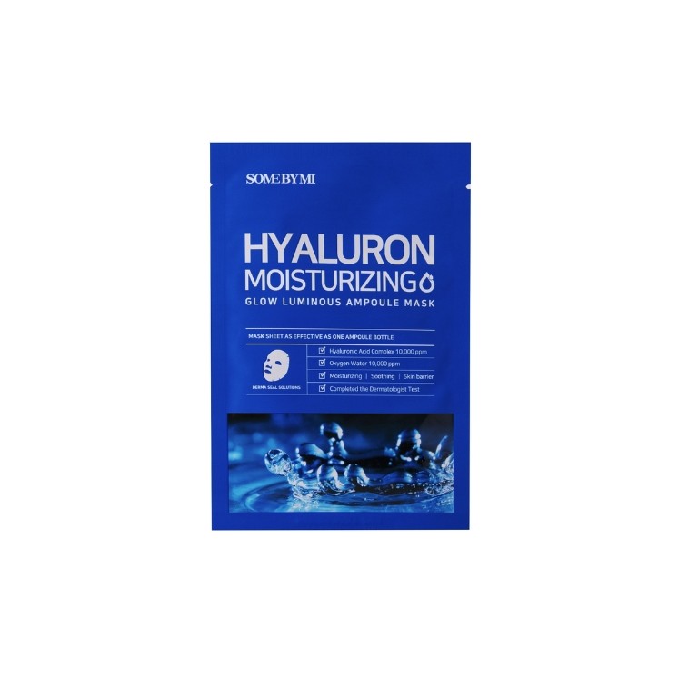 Moisturizing Glow ампульна маска Some By Mi Hyaluron 25 г