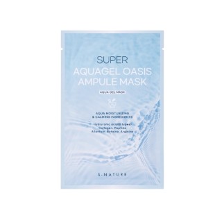 S.Nature Super Aquagel Oasis Ampule Mask nawilżająca Maska w płachcie do twarzy 1 sztuka