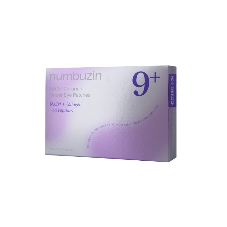 Патчі для очей Numbuzin No.9 з Collagen NAD та коензимом NAD+, 5 шт.