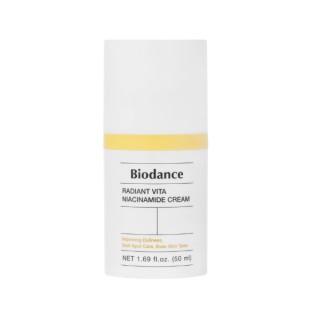 Освітлювальний крем для обличчя Biodance Radiant Vita Niacinamide Cream з ніацинамідом 50 мл