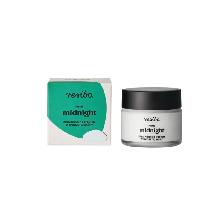 Crème de nuit Resibo Prime Midnight, effet peau reposée, 50 ml