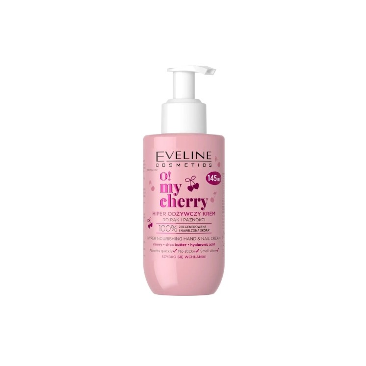 Eveline O! My Cherry Hiper Nourishing Hand and Nail Cream 145 ml