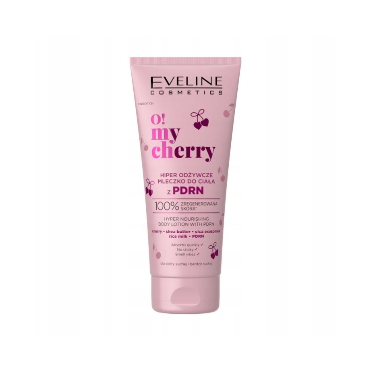 Eveline O! My Cherry Hiper Гіперживильне молочко для тіла з PDRN 200 мл
