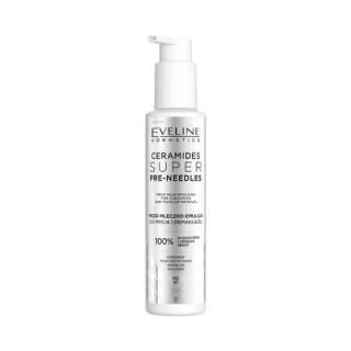 Lait démaquillant et nettoyant Eveline Ceramides Super Pre-needles Mezo, émulsion 145 ml
