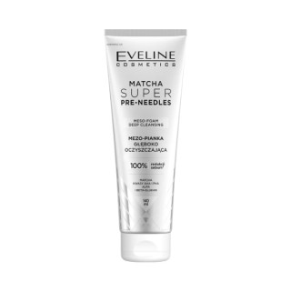 Eveline Matcha Super Pre-needles Mezo Pianka głęboko oczyszczająca do twarzy 140 ml