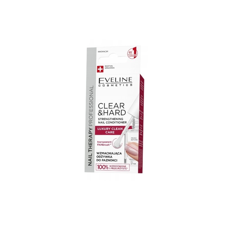 Eveline Professional Nail Therapy Clear & Hard Nagelstärkender Conditioner 12 ml