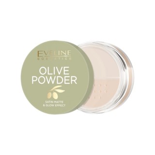 Розсипчаста пудра Eveline Olive Powder з екстрактом листя та насіння оливи 8 г