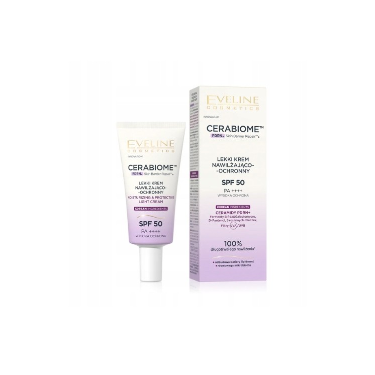 Eveline Cerabiome Leichte Feuchtigkeits- und Schutzcreme SPF50 50 30 ml