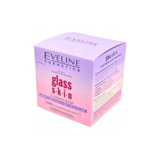 Eveline Glass Skin Sleeping Mask насичена поживна нічна крем-маска 50 мл