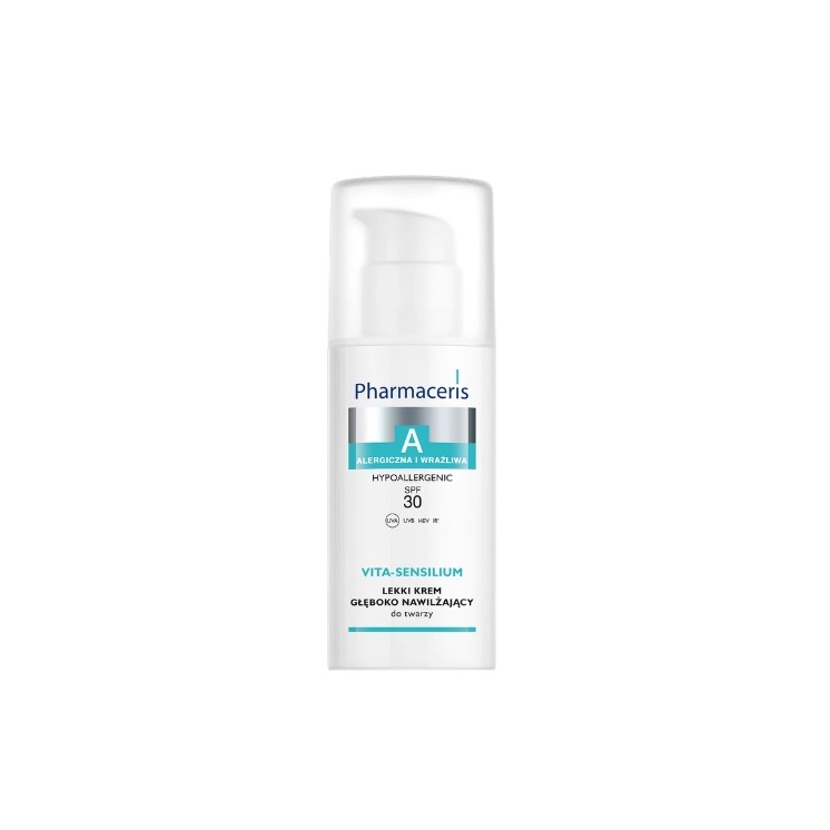 Pharmaceris A Vita -Sensilium crème hydratante légère et intense SPF30 50 ml