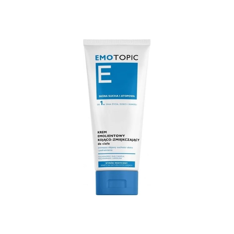 Emotopic Med+ emollient soothing and softening body cream 200 ml