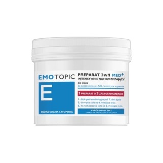 Emotopic Med+ 3-in-1 lichaamspreparaat voor AZS , psoriasis en eczeem 500 ml