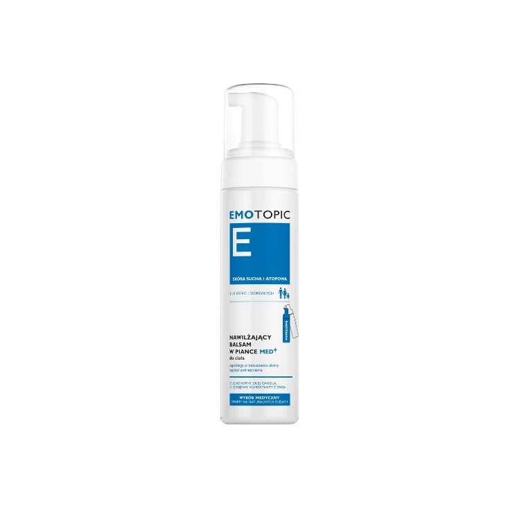 Lait corporel moussant hydratant Emotopic 200 ml